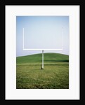 Goal Post in Field by Anonymous