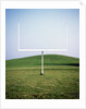 Goal Post in Field by Anonymous