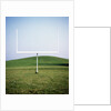 Goal Post in Field by Anonymous