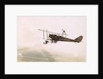 Photograph of a Wingwalkers on a Biplane by Anonymous