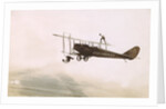 Photograph of a Wingwalkers on a Biplane by Anonymous