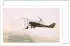 Photograph of a Wingwalkers on a Biplane by Anonymous