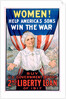 Women! Help America's Sons Win the War Poster by R.H. Porteous