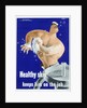 Healthy Skin Keeps Him on the Job Poster by Price