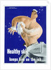 Healthy Skin Keeps Him on the Job Poster by Price