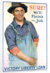 Sure! We'll Finish the Job Poster by Gerrit Albertus Beneker