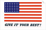 Give It Your Best! Poster by Charles Coiner