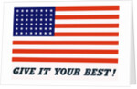 Give It Your Best! Poster by Charles Coiner