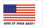 Give It Your Best! Poster by Charles Coiner
