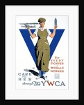 For Every Fighter a Woman Worker War Effort Poster by Adolph Triedler