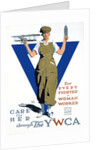 For Every Fighter a Woman Worker War Effort Poster by Adolph Triedler