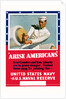 Arise Americans Navy Recruitment Poster by McClelland Barclay