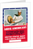 Arise Americans Navy Recruitment Poster by McClelland Barclay