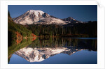 Mount Rainier Reflected in Bench Lake by Anonymous