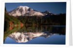 Mount Rainier Reflected in Bench Lake by Anonymous