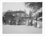 Tourists Visiting Central Park Menagerie by Anonymous