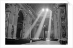 Sunbeams Inside St. Peter's Basilica by Anonymous