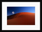 Full Moon over Red Dunes by Anonymous
