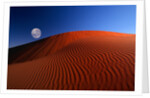 Full Moon over Red Dunes by Anonymous