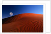 Full Moon over Red Dunes by Anonymous