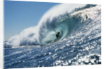 Surfer Riding a Wave by Anonymous