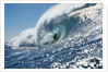 Surfer Riding a Wave by Anonymous