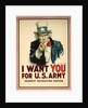 I Want You for the U.S. Army Recruitment Poster by James Montgomery Flagg