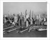 Aerial View of Downtown New York City with Harbor by Anonymous