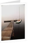 Sailboat Tied to Dock by Anonymous