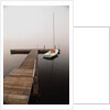 Sailboat Tied to Dock by Anonymous