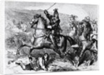 King Charles I mounted on a Horse in Battle by Anonymous