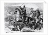 King Charles I mounted on a Horse in Battle by Anonymous