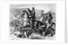 King Charles I mounted on a Horse in Battle by Anonymous