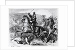 King Charles I mounted on a Horse in Battle by Anonymous