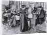 Woman Teaching Sewing Class by Anonymous