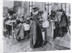 Woman Teaching Sewing Class by Anonymous