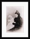 Queen Victoria and Prince Alexander Albert as Baby by Anonymous