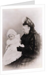 Queen Victoria and Prince Alexander Albert as Baby by Anonymous
