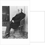 Naturalist Charles Darwin Seated by Anonymous