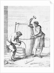 Barrel Makers Constructing a Barrel by Anonymous