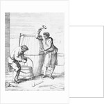 Barrel Makers Constructing a Barrel by Anonymous
