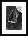 Rocket Capsule Illustration from the 1872 Edition of From the Earth to the Moon by Jules Verne