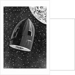 Rocket Capsule Illustration from the 1872 Edition of From the Earth to the Moon by Jules Verne
