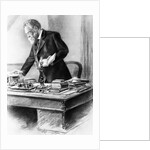 Friedrich Engels Working in His Office by Anonymous