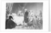 Painting of Attendants Comforting George Washington on His Deathbed by Anonymous