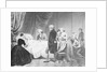 Painting of Attendants Comforting George Washington on His Deathbed by Anonymous