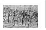 Robert E. Lee Surrendering to Ulysses Grant by Anonymous