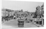 Trolley Cars Driving Through Las Vegas by Anonymous