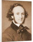 Composer Felix Mendelssohn in Suit by Anonymous