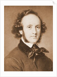 Composer Felix Mendelssohn in Suit by Anonymous